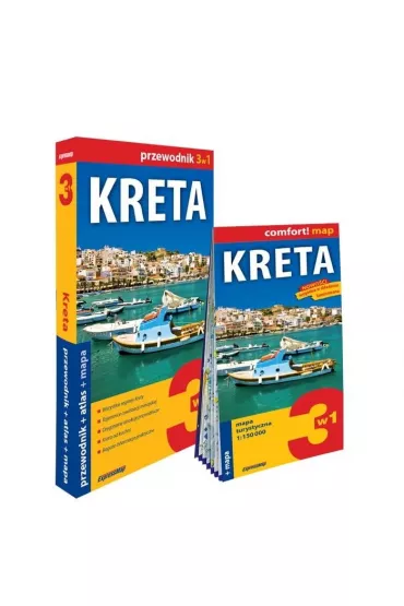 Kreta 3w1 przewodnik+atlas+mapa