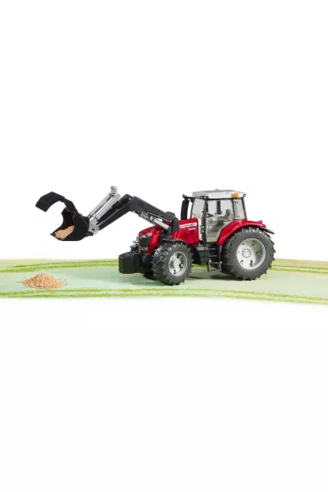 Traktor Massey Ferguson 7600 z �adowarka czo�ow� Bruder