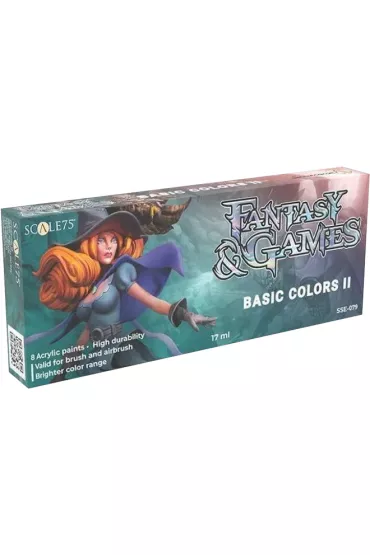 Scale 75 Fantasy & Games - Paint Set - Basic Colors II 8x17ml