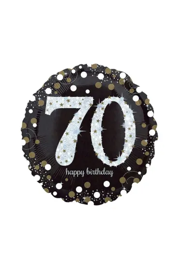 Amscan Balon foliowy Sparkling Birthday 70 43cm