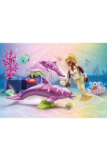 Playmobil Princess Magic Syrenka z delfinami 71501