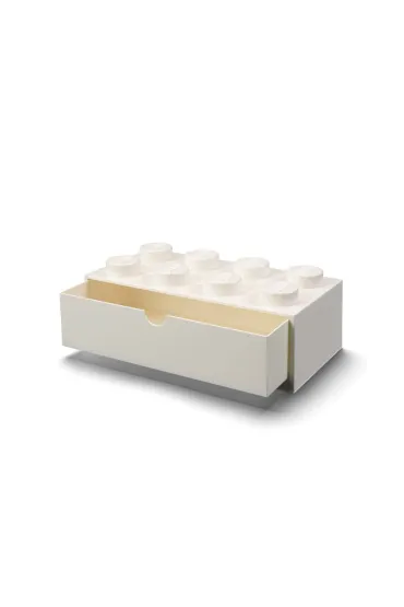 Szufladka na biurko klocek LEGO Brick 8 Bia�a