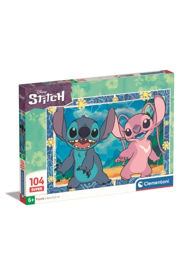 Puzzle 104 el. SuperColor. Stitch Clementoni