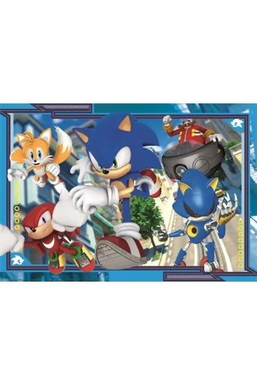 Puzzle 180 el. SuperColor. Sonic Clementoni