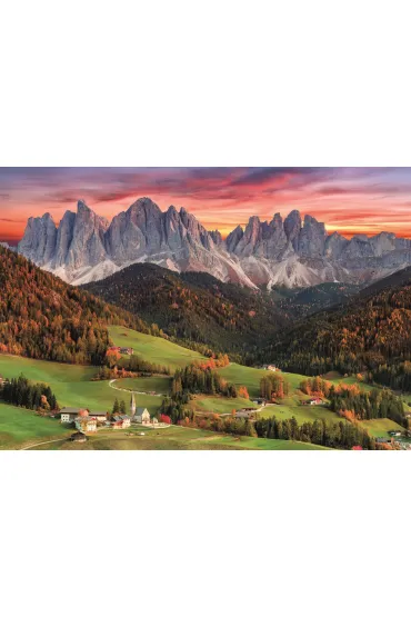 Puzzle 2000 el. HQ Val di Funes Clementoni