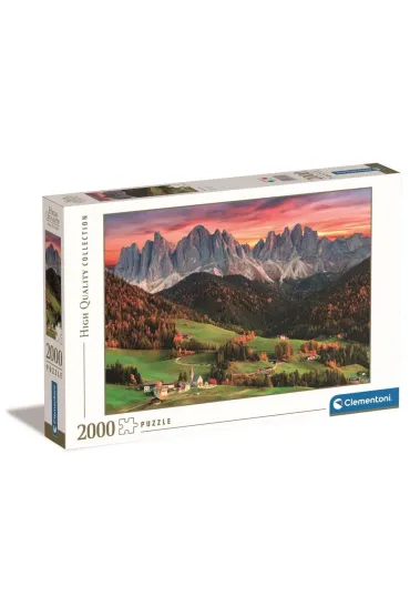 Puzzle 2000 el. HQ Val di Funes Clementoni