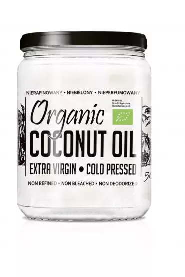 Diet-Food Olej kokosowy extra virgin toczony na zimno 500 ml Bio