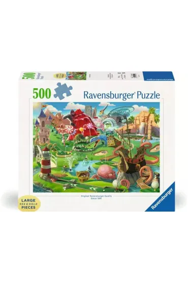 Puzzle 500 el. 2D Park rozrywki Ravensburger