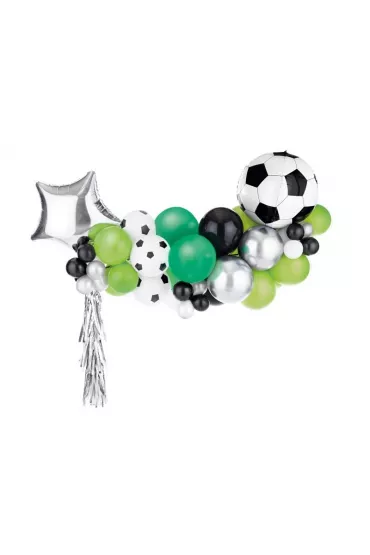 PartyDeco Girlanda balonowa Pi�ka 150x126 cm