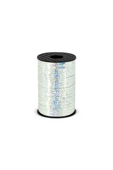 PartyDeco Wst��ka plastikowa srebrna 5 mm x 225 m 225 m