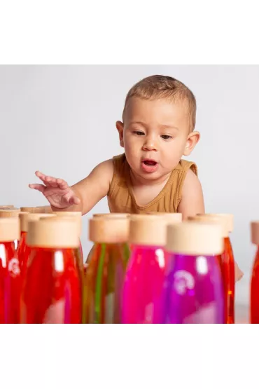 Petit Boum Butelka sensoryczna Float r�owa