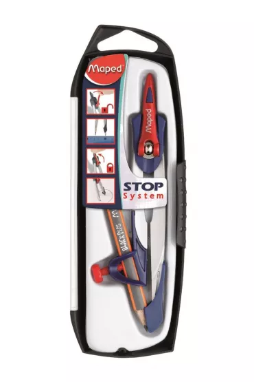 Maped Cyrkiel Stop System z o��wkiem