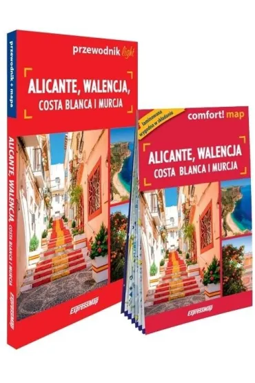 Alicante Walencja Costa Blanca i Murcja light przewodnik + mapa - Tomasz Duda