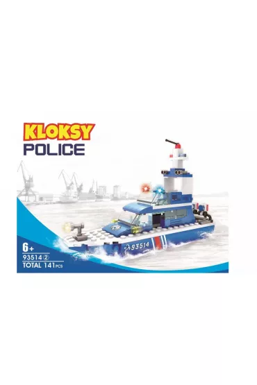 Klocki Kloksy Policja ��d� patrolowa 141 element�w