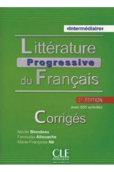 Litterature Progressive du Francais Intermediaire - Nicole  Blondeau