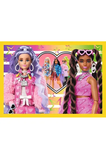 Puzzle 4w1 - Weso�y �wiat Barbie (35+48+54+70 el.) Trefl