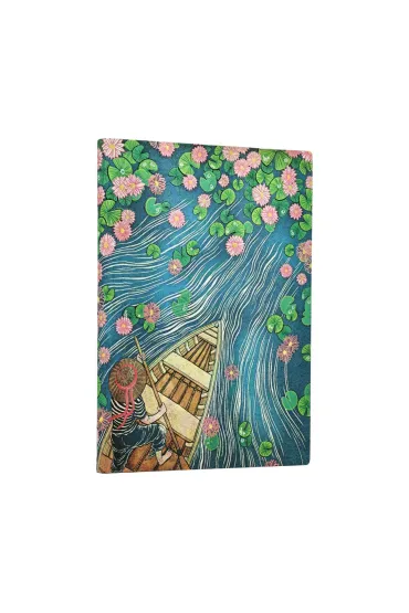 Living With Yuko Notatnik linia Lotus River midi
