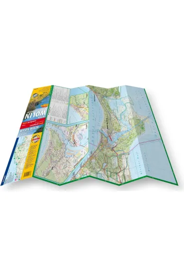 Wyspa Wolin. Woli�ski Park Narodowy. Laminowana mapa w skali 1:50 000