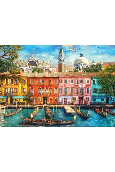 Puzzle 1000 Kolory Wenecji W�ochy 113722 Gibsons