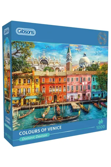 Puzzle 1000 Kolory Wenecji W�ochy 113722 Gibsons