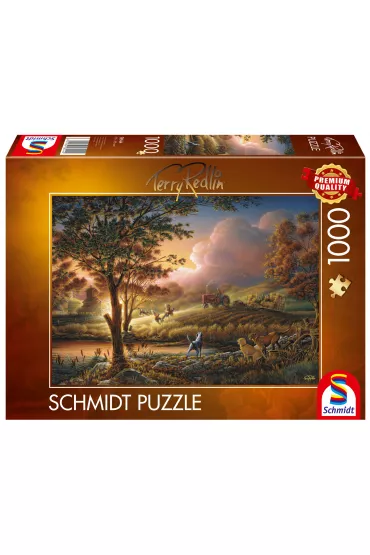 Puzzle 1000 el. PQ Terry Redlin �niwa w blasku s�o�ca Schmidt - Terry  Redlin