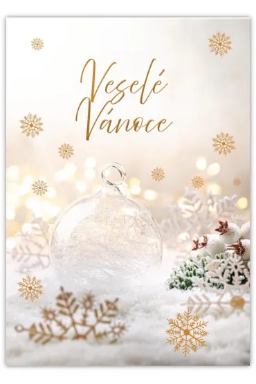 Trend Karnet Weso�ych �wi�t - Vesele Vanoce Cestina
