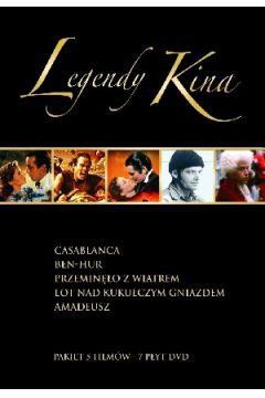 Legendy kina cz. 1 (pakiet 5 film�w) - Jack Nicholson, Charlton Heston, Humphrey Bogart, Tom Hulce, Vivien Leigh - Charlton Heston, Humphrey Bogart, Jack Nicholson, Tom Hulce, Leigh Vivien