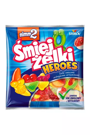 nimm2 �miej�elki Heroes �elki owocowe wzbogacone witaminami 90 g