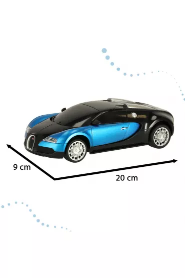 Samoch�d zdalnie sterowany na pilota RC Bugatti Veyron licencja 1:24 niebieski