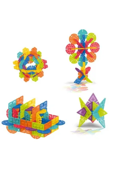 Klocki ma�ych geniuszy geometryczne �nie�ynki 224 elementy