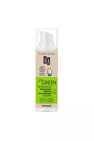 Aa Go Green antybakteryjny nawil�aj�cy podk�ad wyg�adzaj�cy z Selerem Naturalny 30 ml