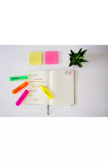 MemoBe Zakre�lacze neonowe etui 4 szt.