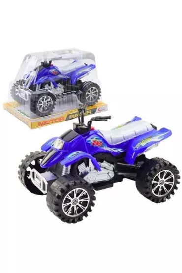 Quad terenowy z nap�dem niebieski LeanToys
