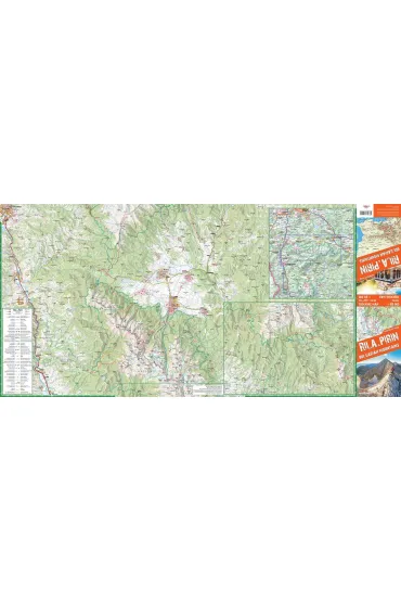 Mapa trekkingowa Ri�a i Piryn. G�ry Bu�garii 1:80 000