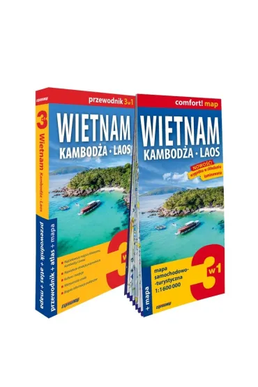 Wietnam, Kambod�a, Laos. Przewodnik 3w1 - Jakub  Kr�lczyk
