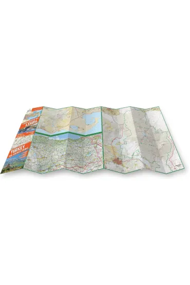 Turkey the Highest Peakstrekking map 1:100 000 laminat