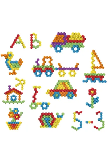 Klocki puzzle 40 el. w kartonie 41630