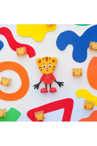 Glo Pals Posta� do k�pieli Tygrysek Daniel - zestaw z dwiema kostkami sensorycznymi �wiec�cymi w wodzie