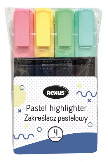 Beniamin Zakre�lacz pastelowy 4 szt.