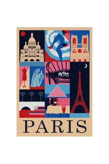 Puzzle 1000 el. Compact Paris Clementoni
