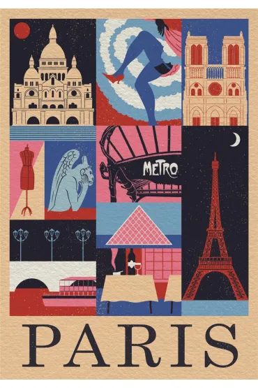 Puzzle 1000 el. Compact Paris Clementoni