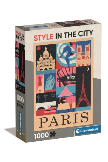 Puzzle 1000 el. Compact Paris Clementoni