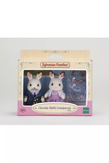 Sylvanian Dziadkowie krlikw z czekoladowymi uszkami