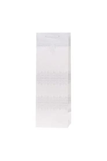 Rozette Torebka Lux brokat bia�a 12x36x10cm