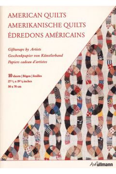 Artystyczny papier prezentowy: Wzory amerykaskich narzut 22 kartki