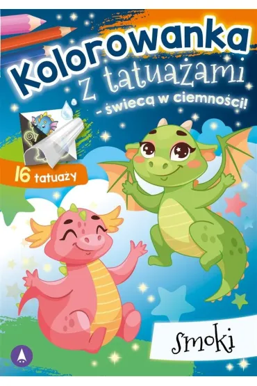 Kolorowanka z tatua�ami. Smoki