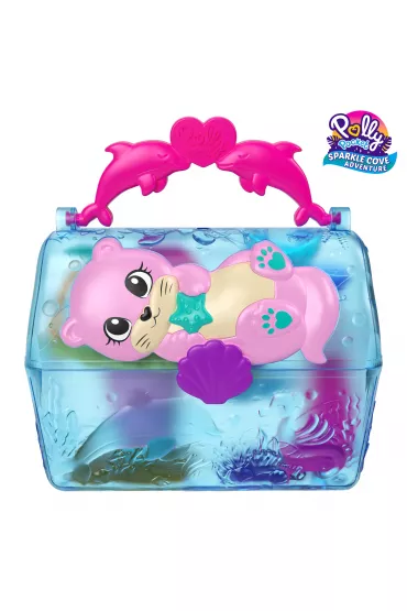 Polly Pocket Wyspa skarbw Kuferek Zestaw HKV47 Mattel