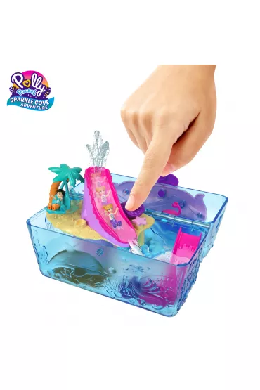 Polly Pocket Wyspa skarbw Kuferek Zestaw HKV47 Mattel