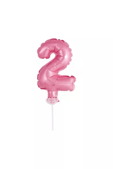 Godan Balon foliowy na patyczku BC-5RO2 Cyfra 2