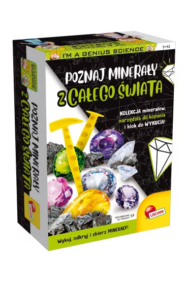 May Geniusz - Poznaj mineray z caego wiata Lisciani